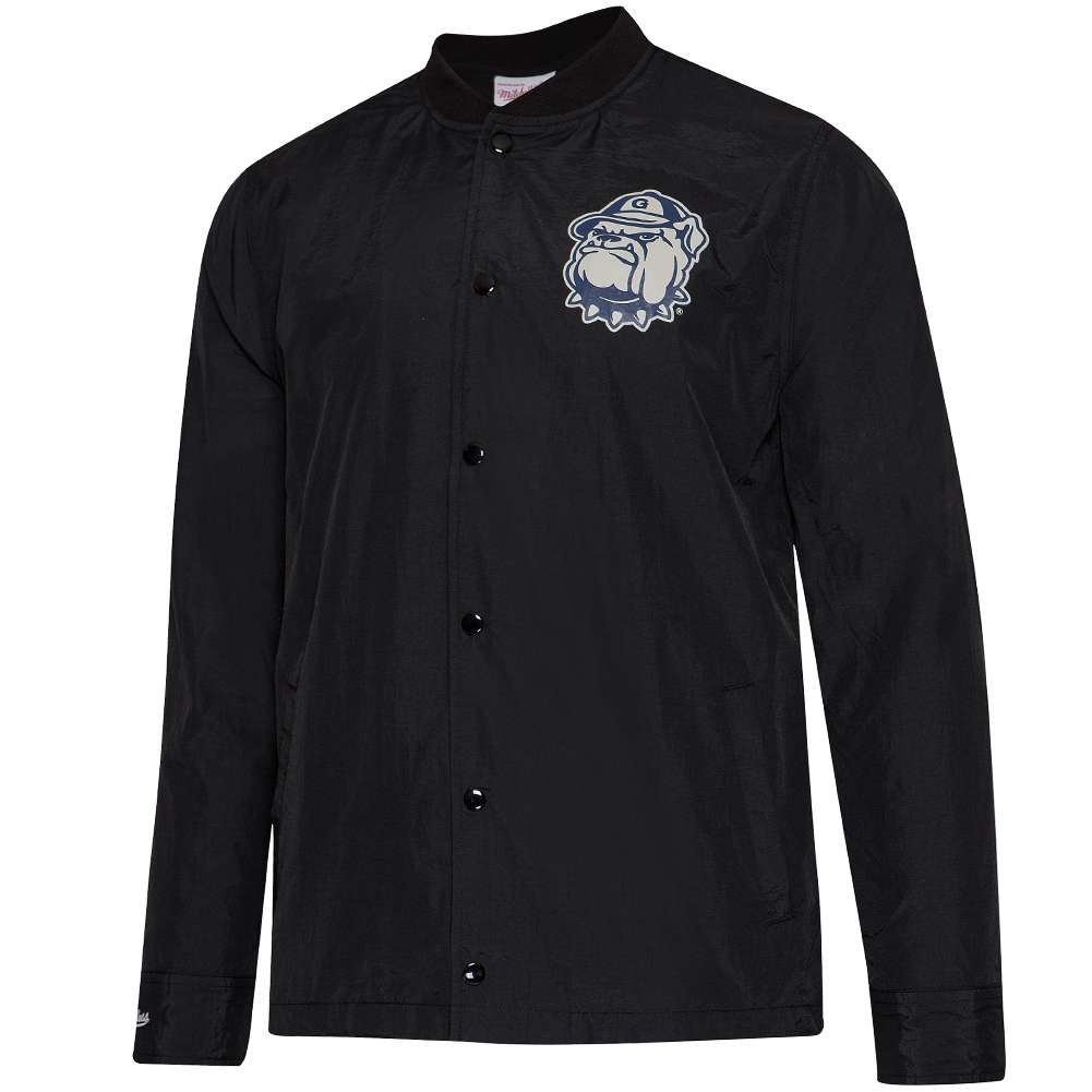 Mitchell & Ness Georgetown University Herren Coach Jacke BFJKAJ18027-GTWBLCK