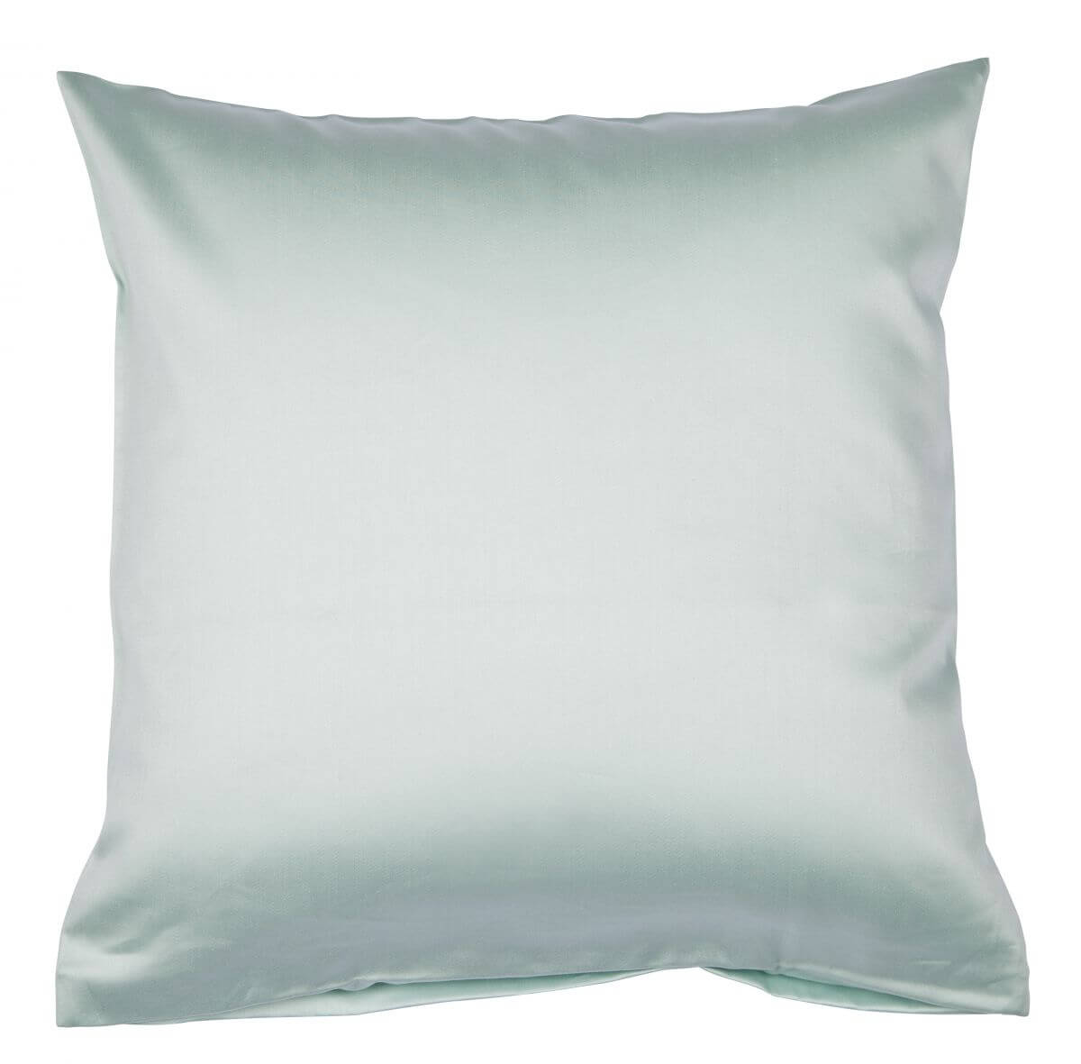 Janine Colors Mako-Satin Kissenbezug Jadegrün 40 x 40 cm