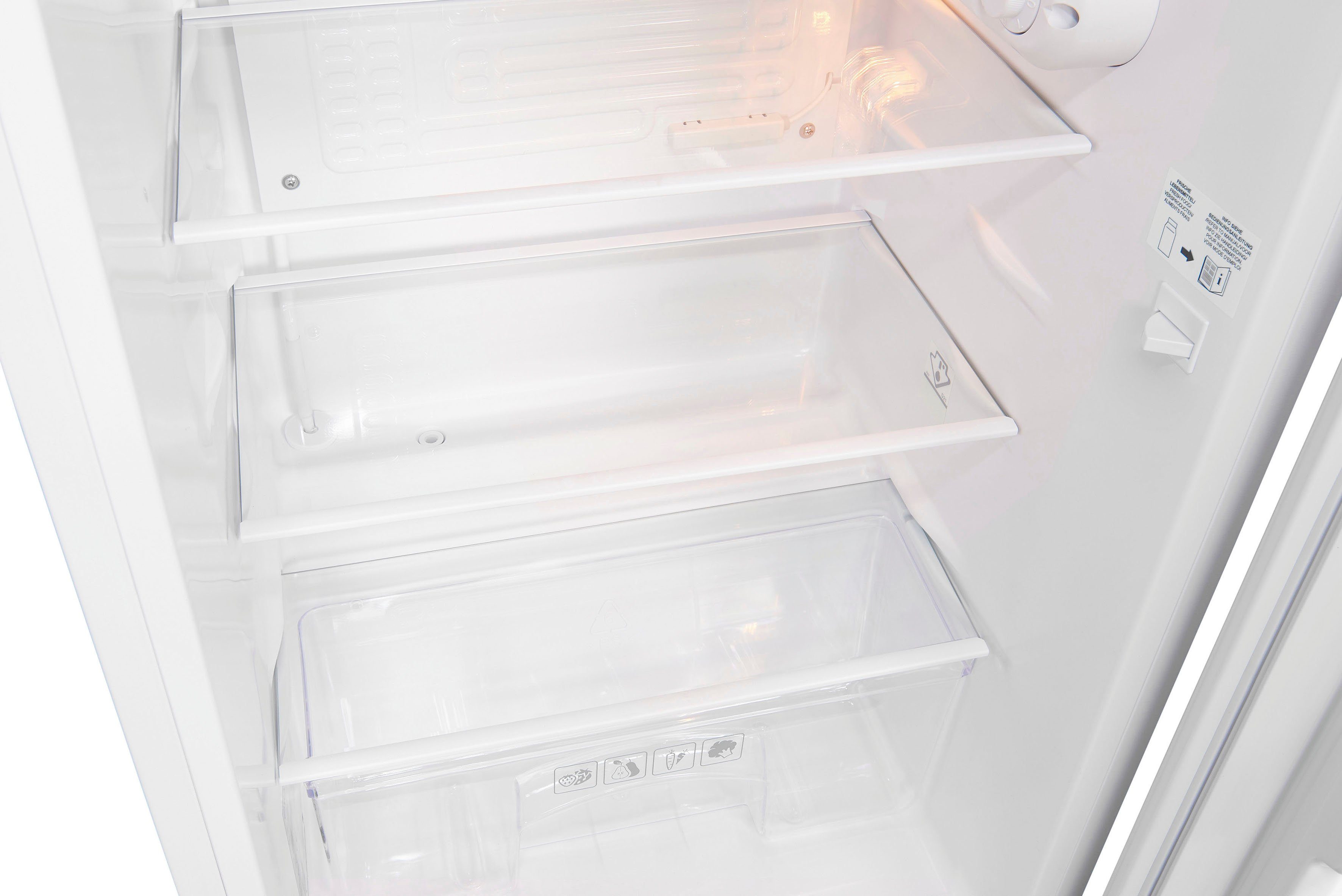 exquisit Vollraumkühlschrank KS116-V-041E weiss, 85 cm hoch, 48 cm breit