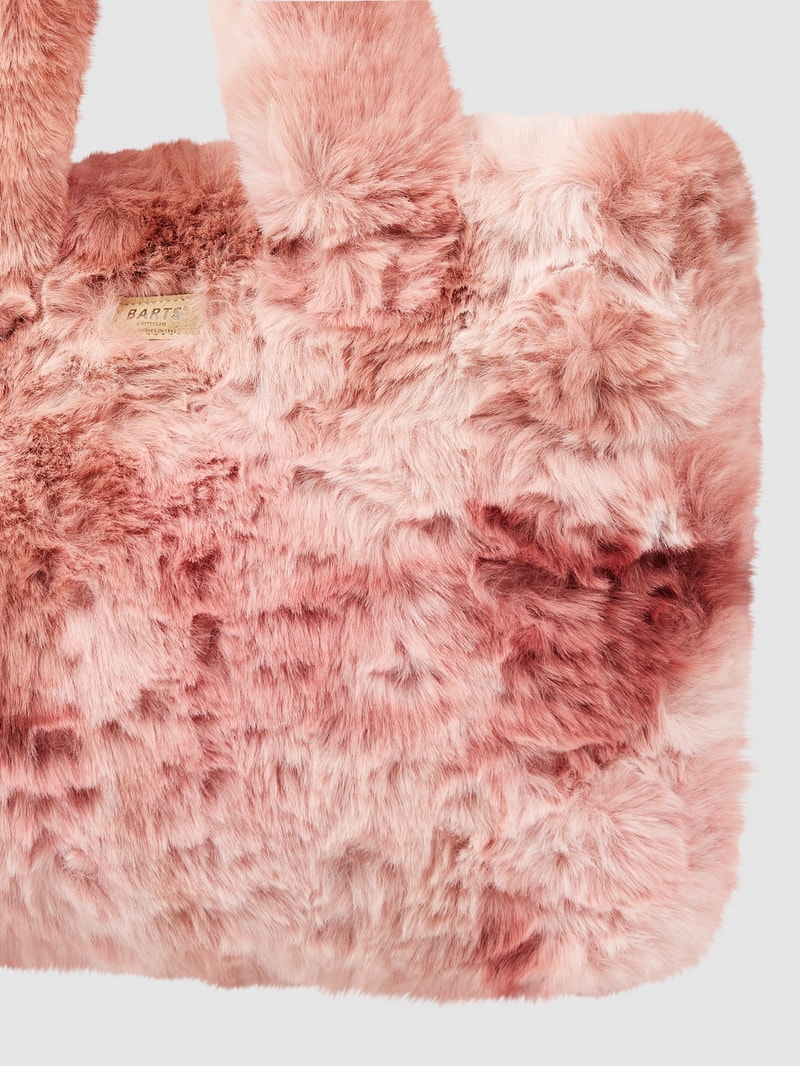 Shopper aus Kunstfell Modell 'Gia' in rosé