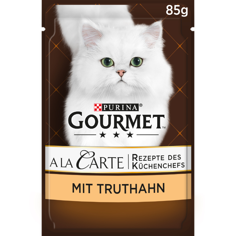 GOURMET Nassfutter GOURMET à la Carte 26x85g Truthahn an feiner Gemüsekomposition