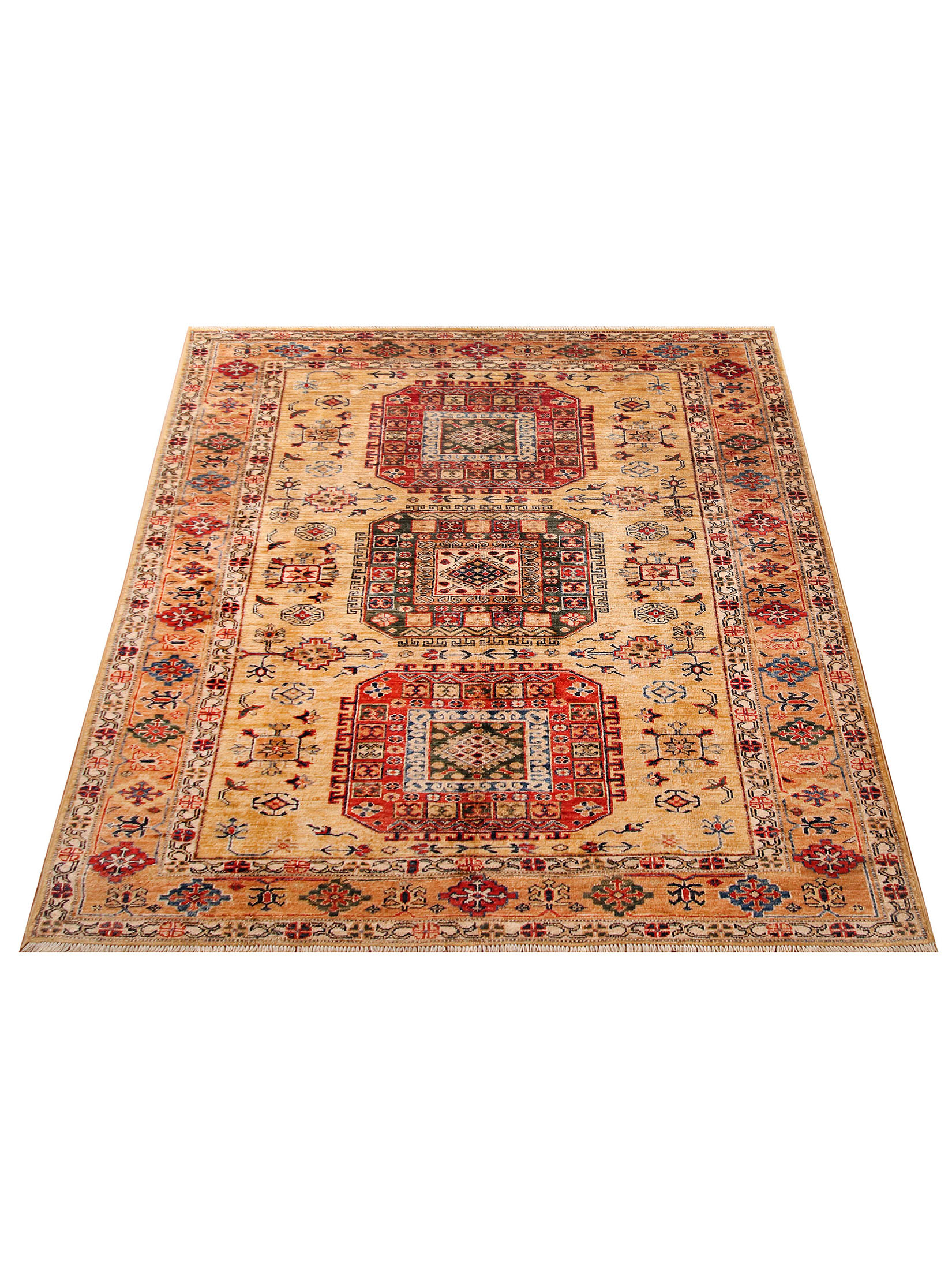 Kazak Ghazni ca. 148 x 195 cm, Unikat / Einzelstück