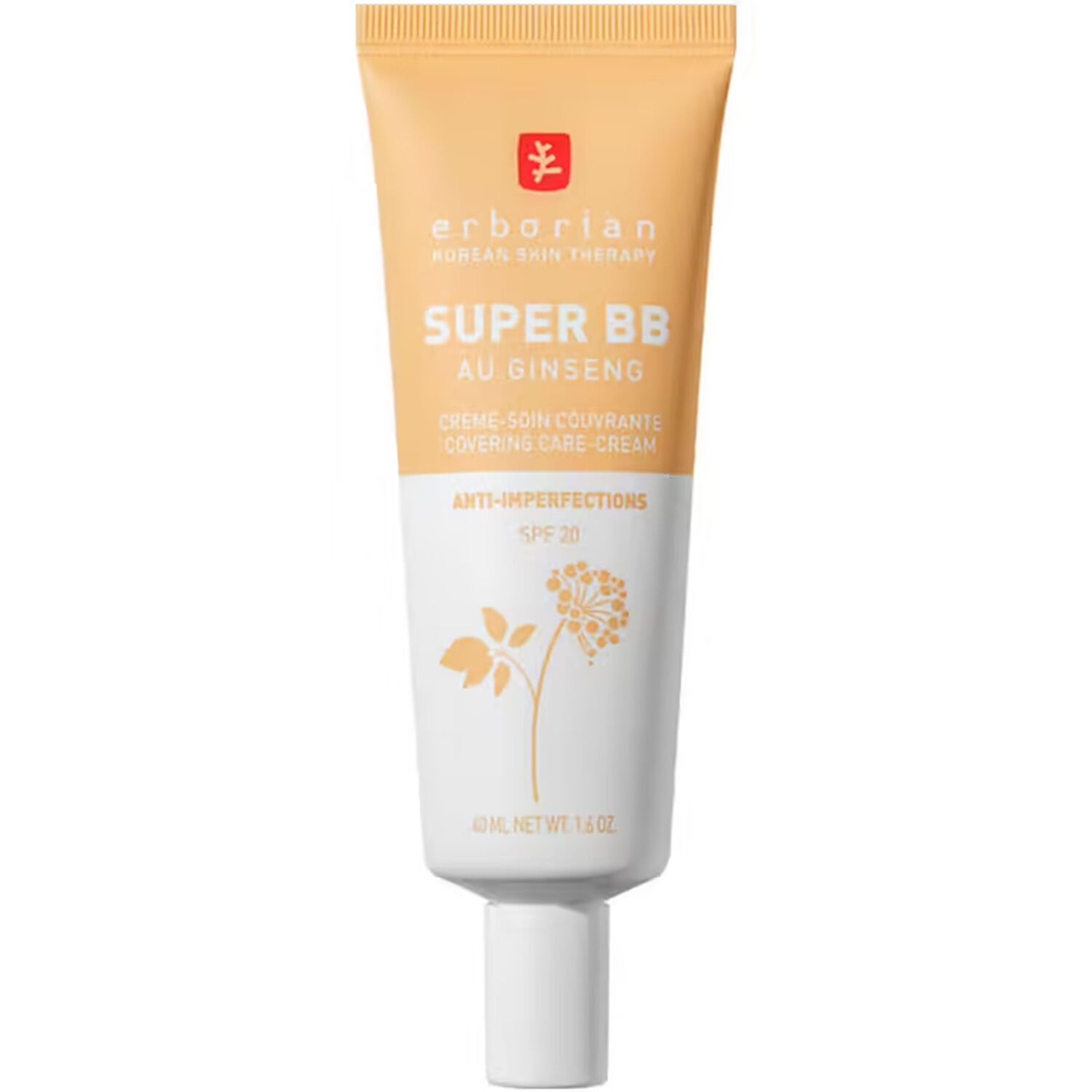 Erborian Super BB au Ginseng SPF20 BB crème couvrante anti-imperfections 40 ml
