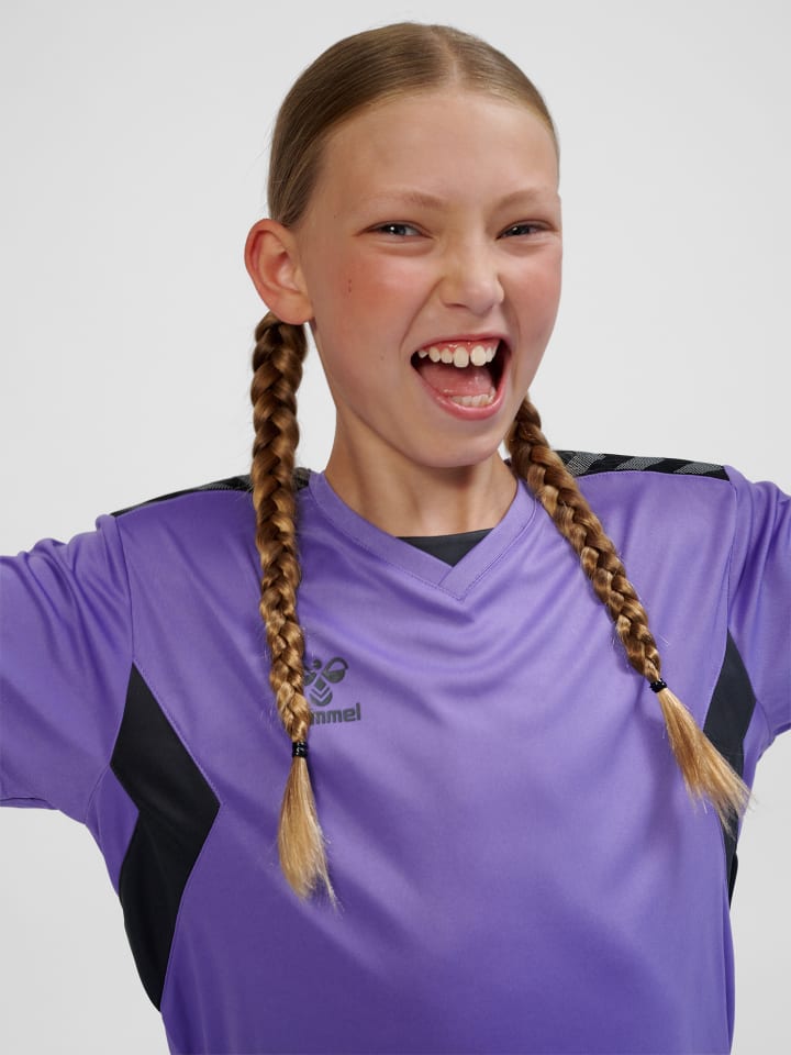Hummel Hummel T-Shirt Hmlauthentic Kinder in DAHLIA PURPLE/ASPHALT günstig kaufen