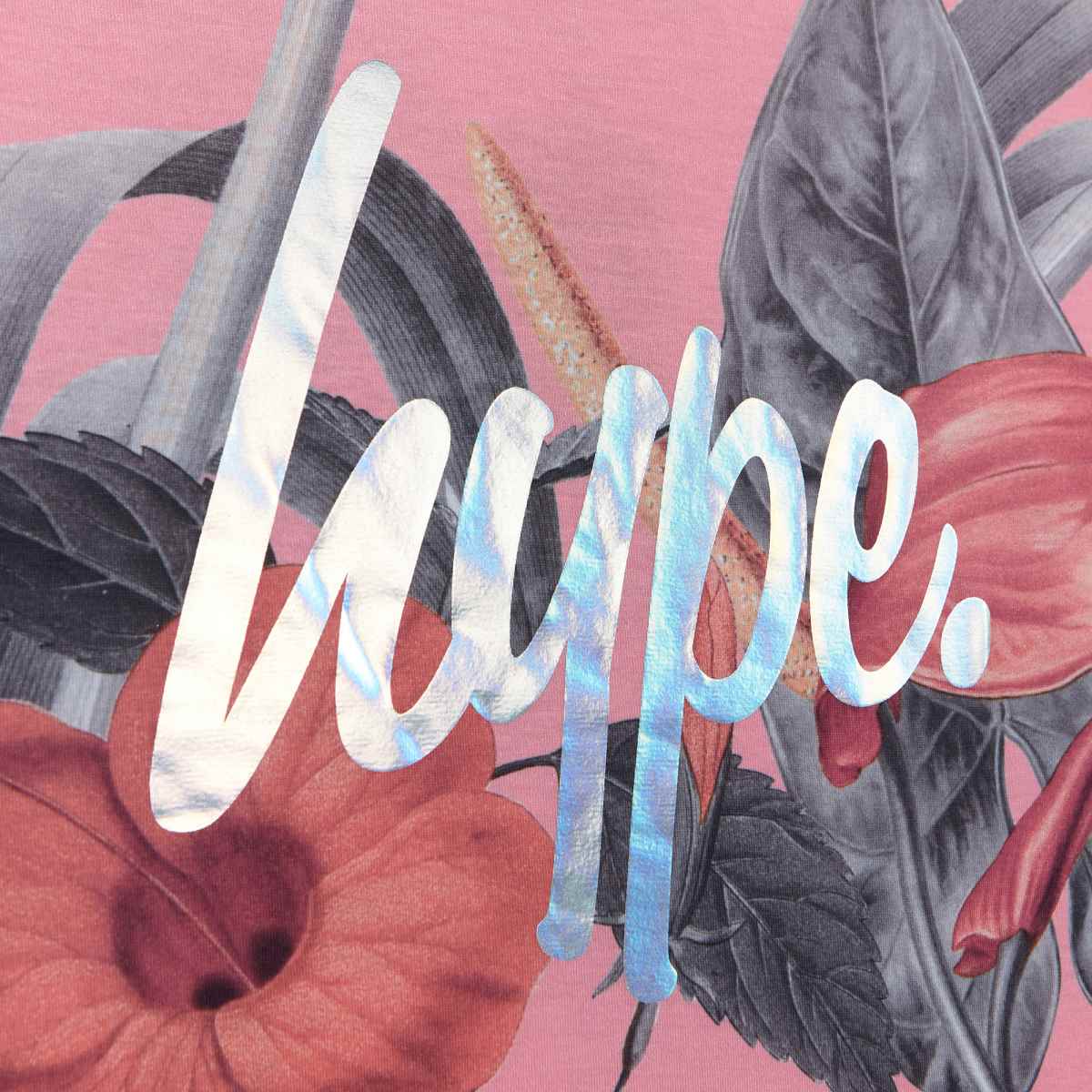 Hype multifärgad t-shirt för flickor rosa Hawaii