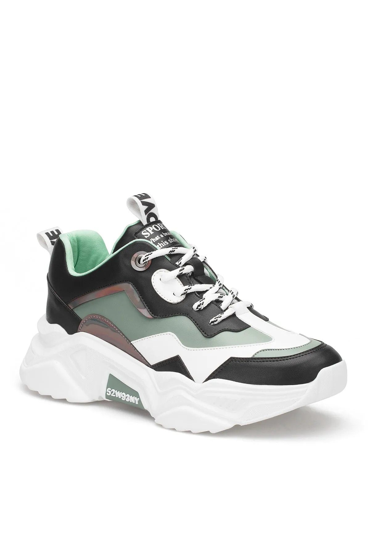 DARK SEER  Schwarz-weißer Damen-Sneaker