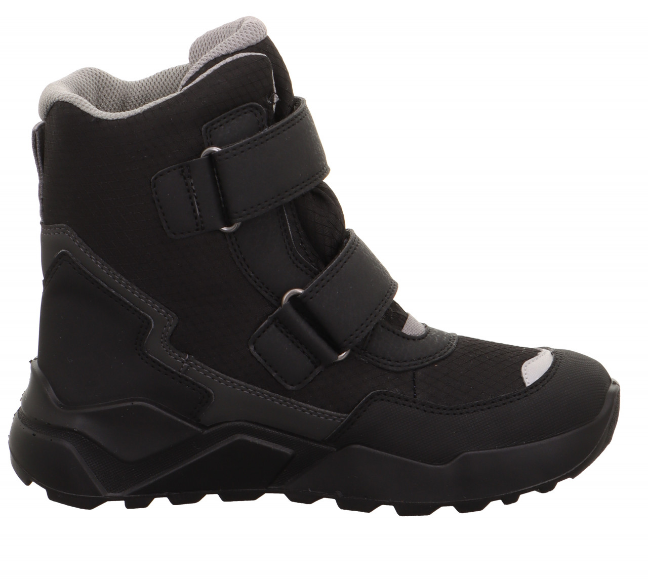 ROCKET - Schwarz/Hellgrau Boots mit Klettverschluss