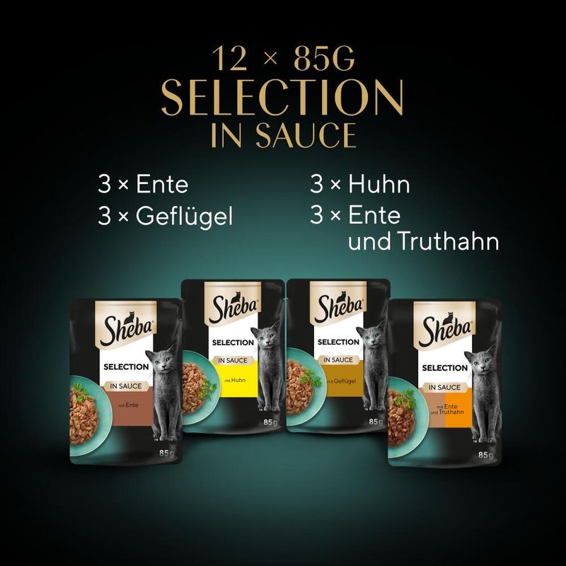 Sheba Varietäten Frischebeutel 12 x 85 g zu TOP-Preisen | bitiba