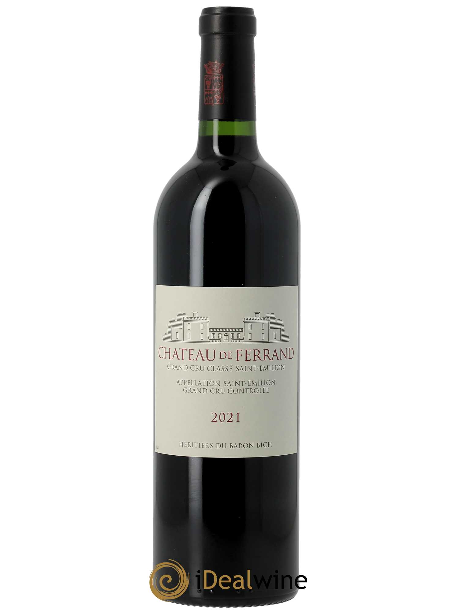 Château de Ferrand Grand Cru Classé (CBO à partir de 12 bts) 2021 - Lot de 1 Bouteille
