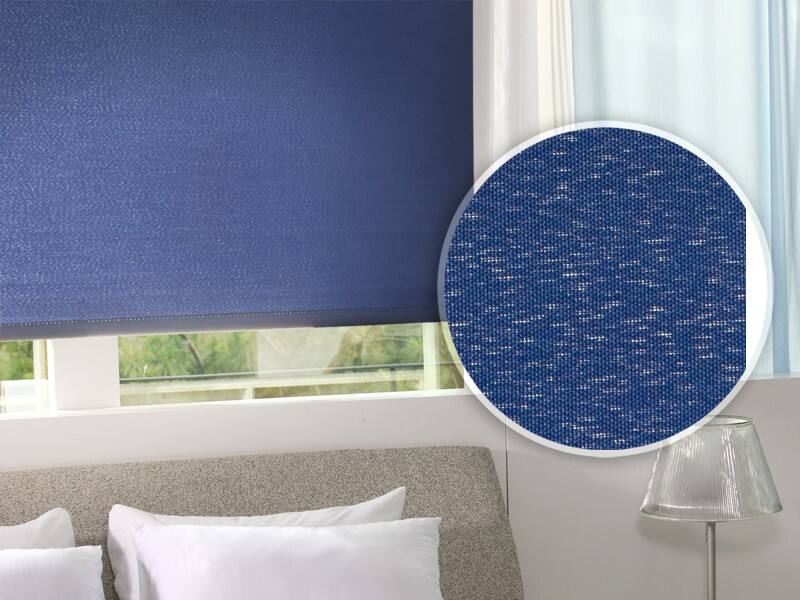 Casa Pura Verdunkelungsrollo Standard Daylight Stoff Blau 550 x 1500 mm