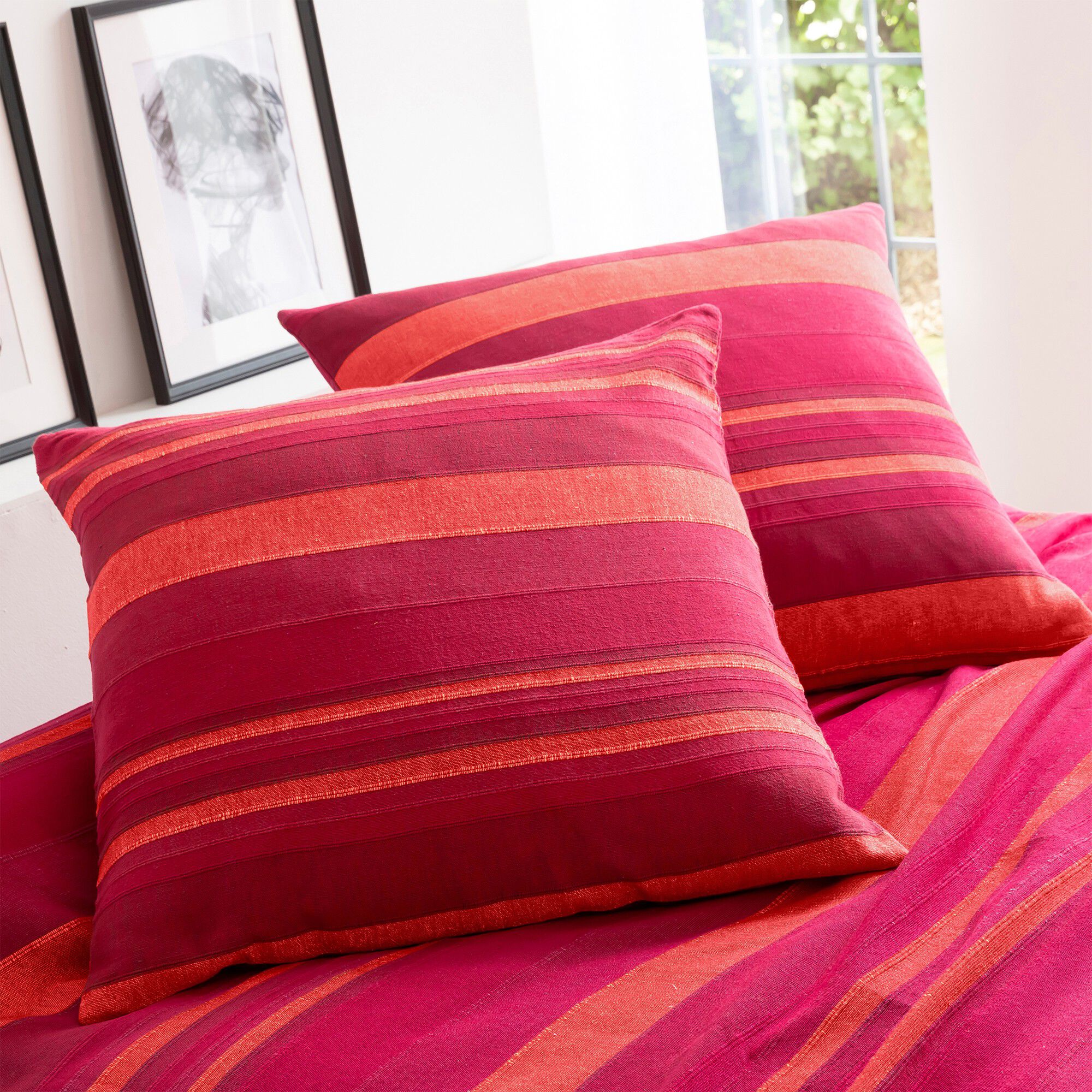 Plaid jeté multicolore coton tissage artisanal