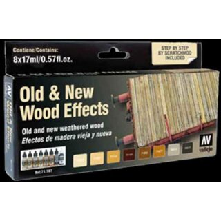 Model Air: Model Air Set Old & New Wood Effects Set (8)