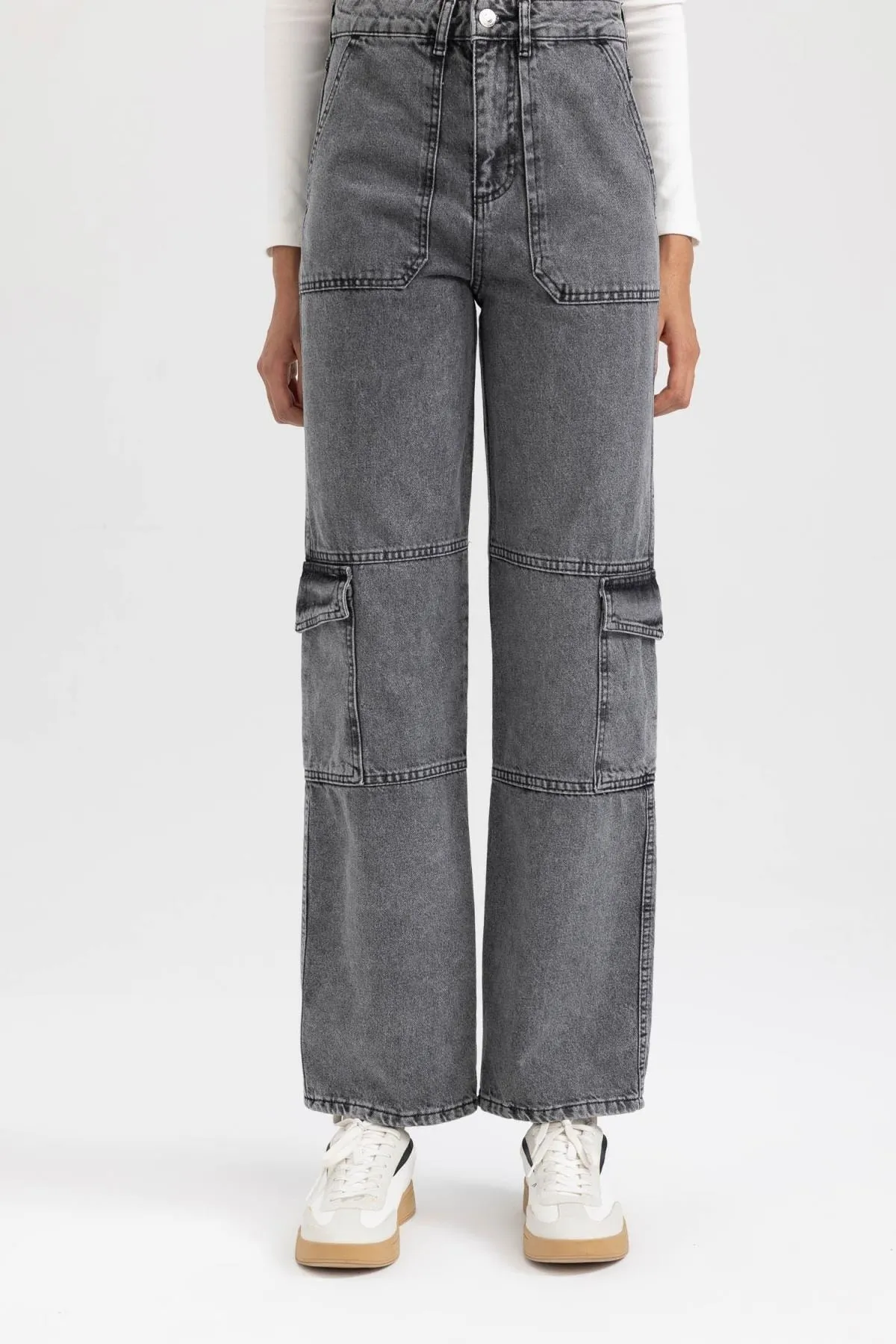 DeFacto  Lange Jeanshose aus 100 % Baumwolle