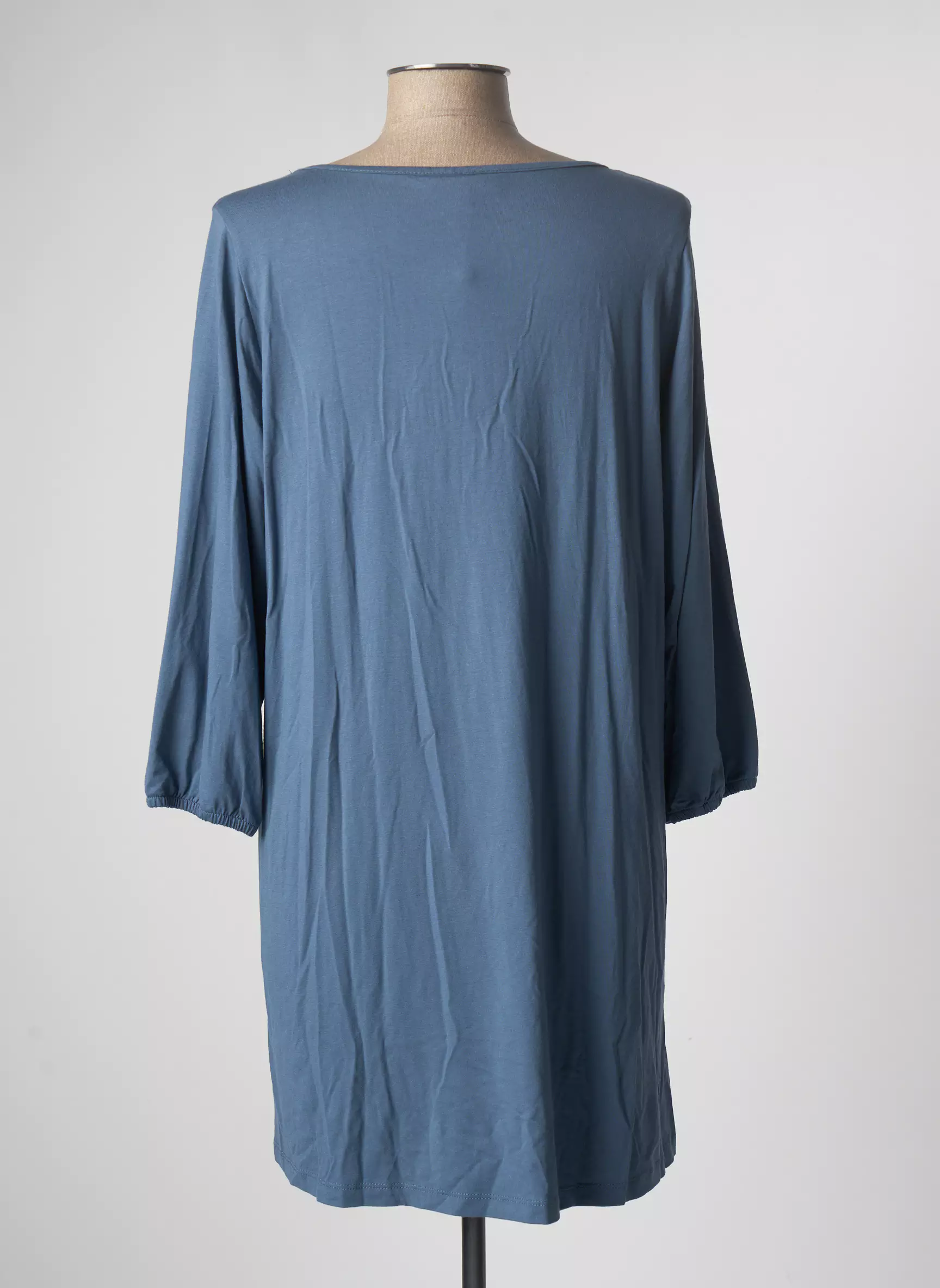 Zhenzi Robes Courtes Femme couleur bleu