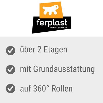 Ferplast Kleintierkäfig Furet Tower
