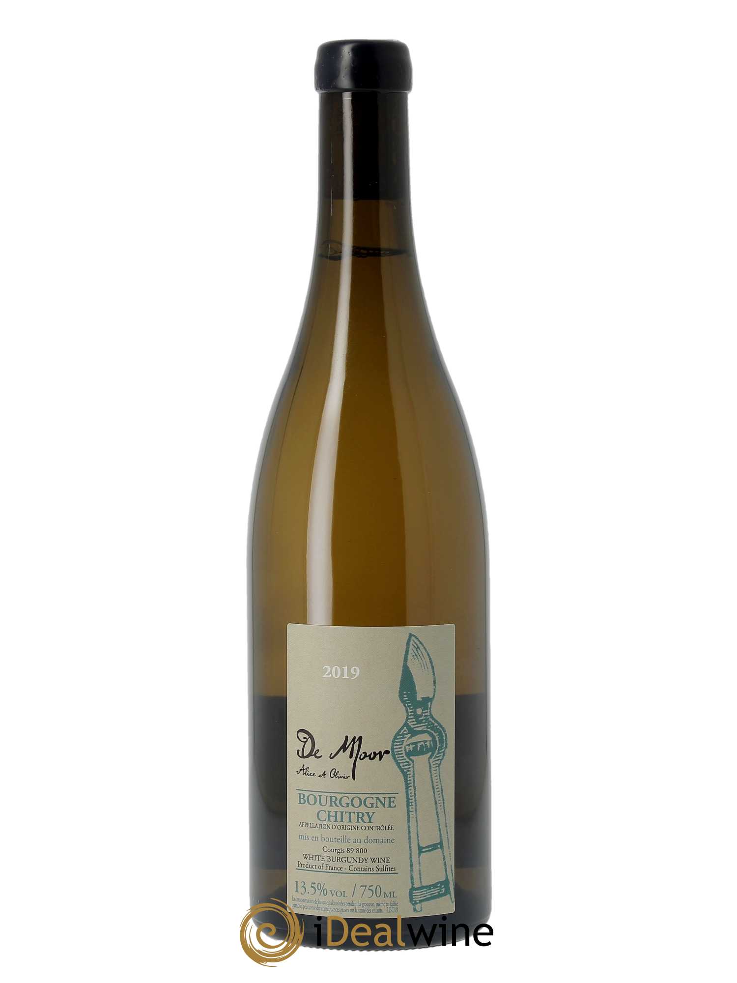 Bourgogne Chitry Alice et Olivier De Moor  2019 - Lot de 1 Bouteille