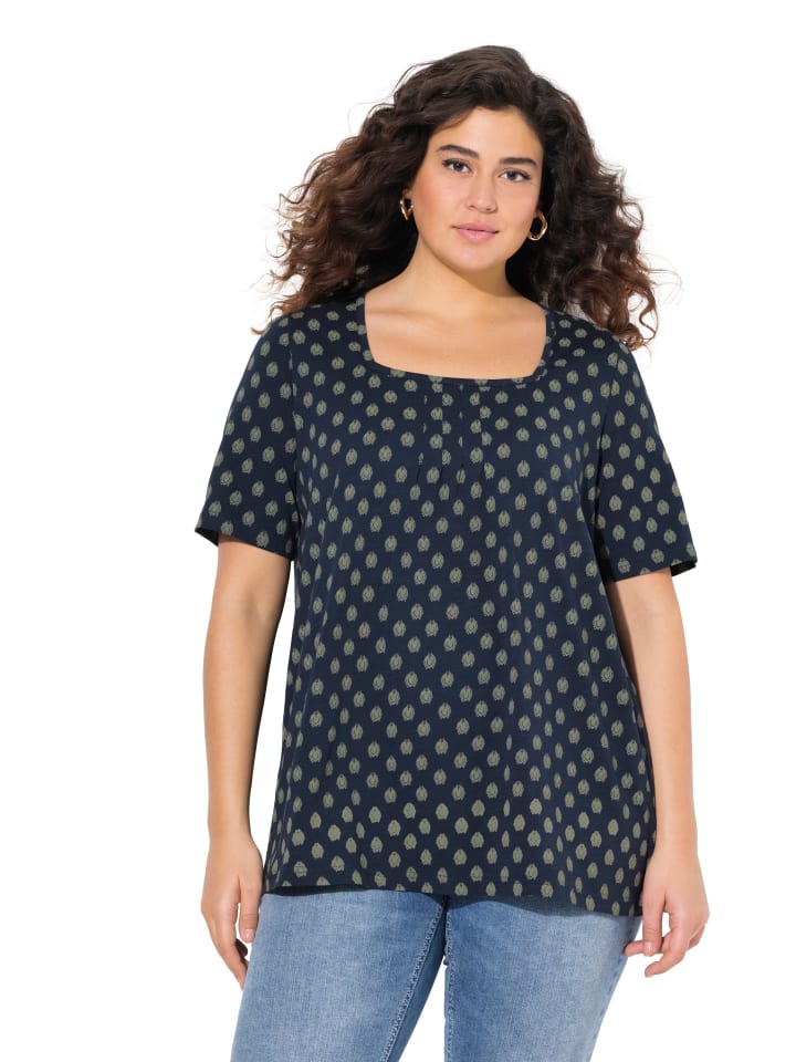 Ulla Popken Shirt in marine günstig kaufen 42-44