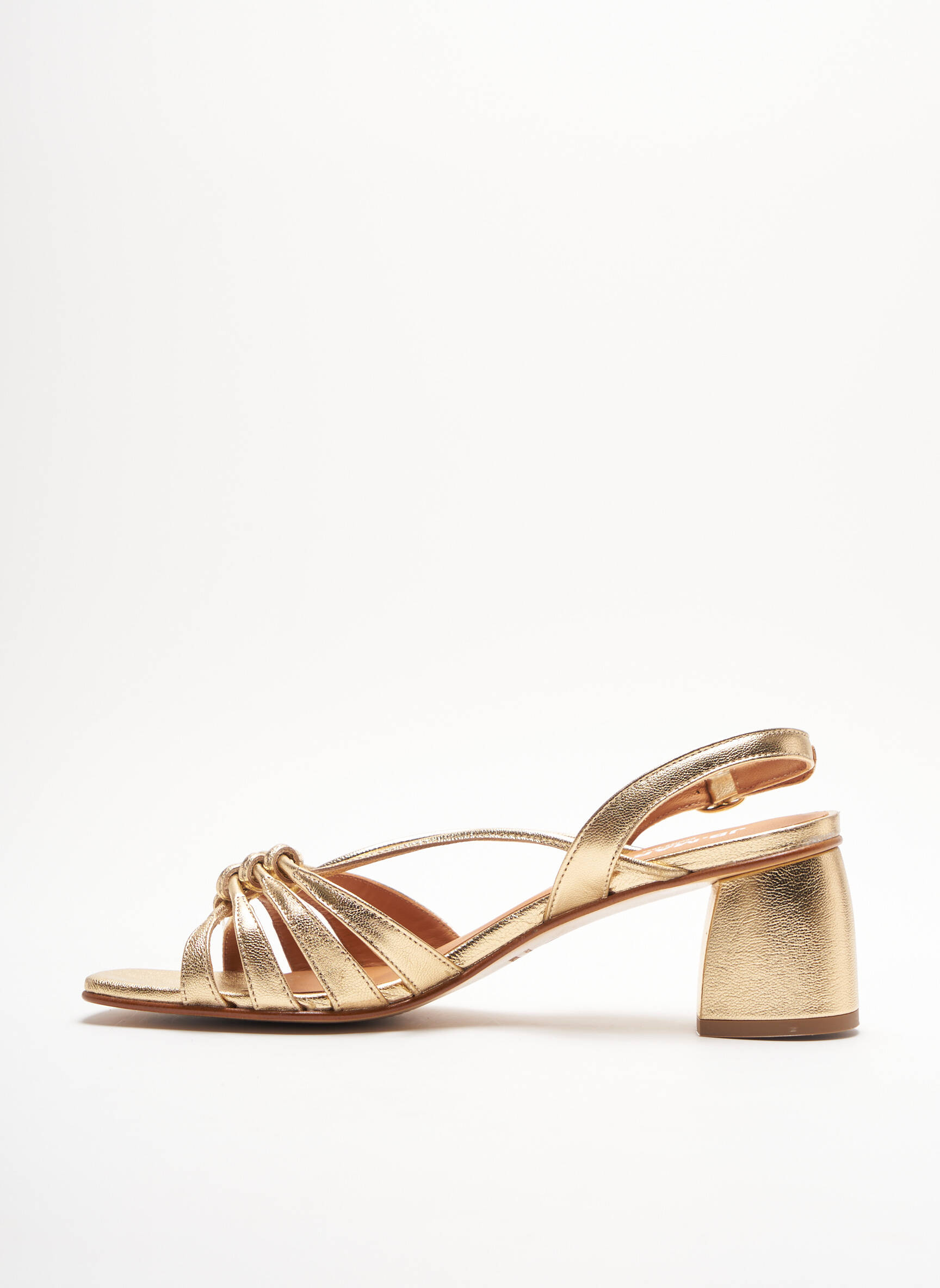 Jb Martin Sandales Nu Pieds Femme couleur jaune