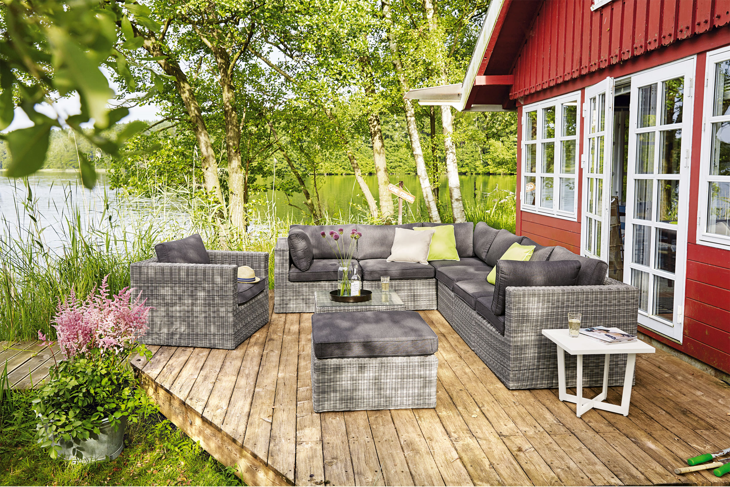 OUTDOORGartenhocker/Beistelltisch