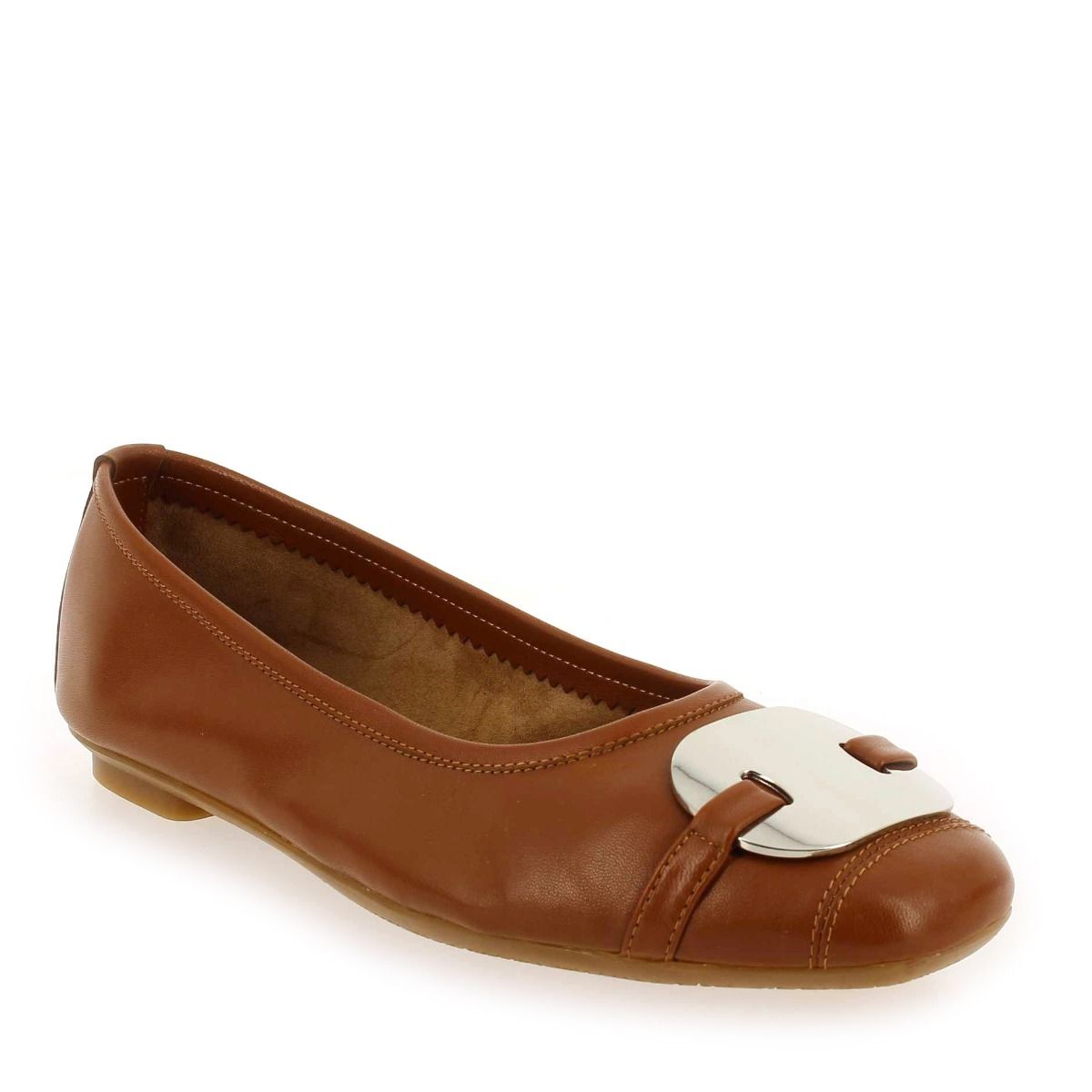 Reqins  HERMES CUIR - Cognac