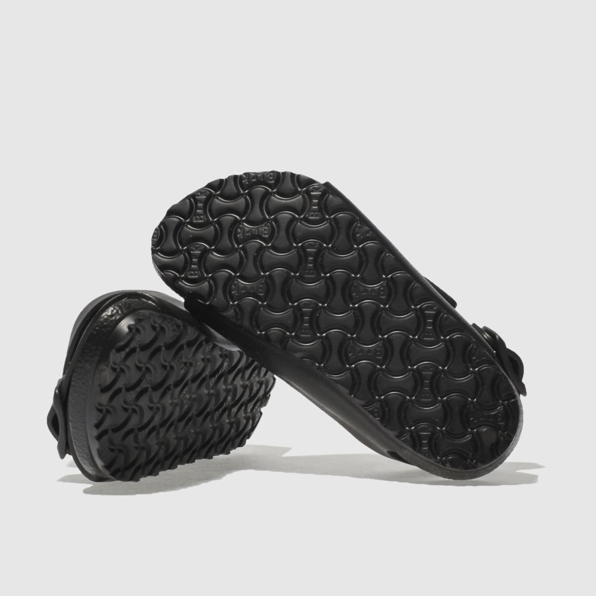 BIRKENSTOCK svarta milano eva småbarnssandaler