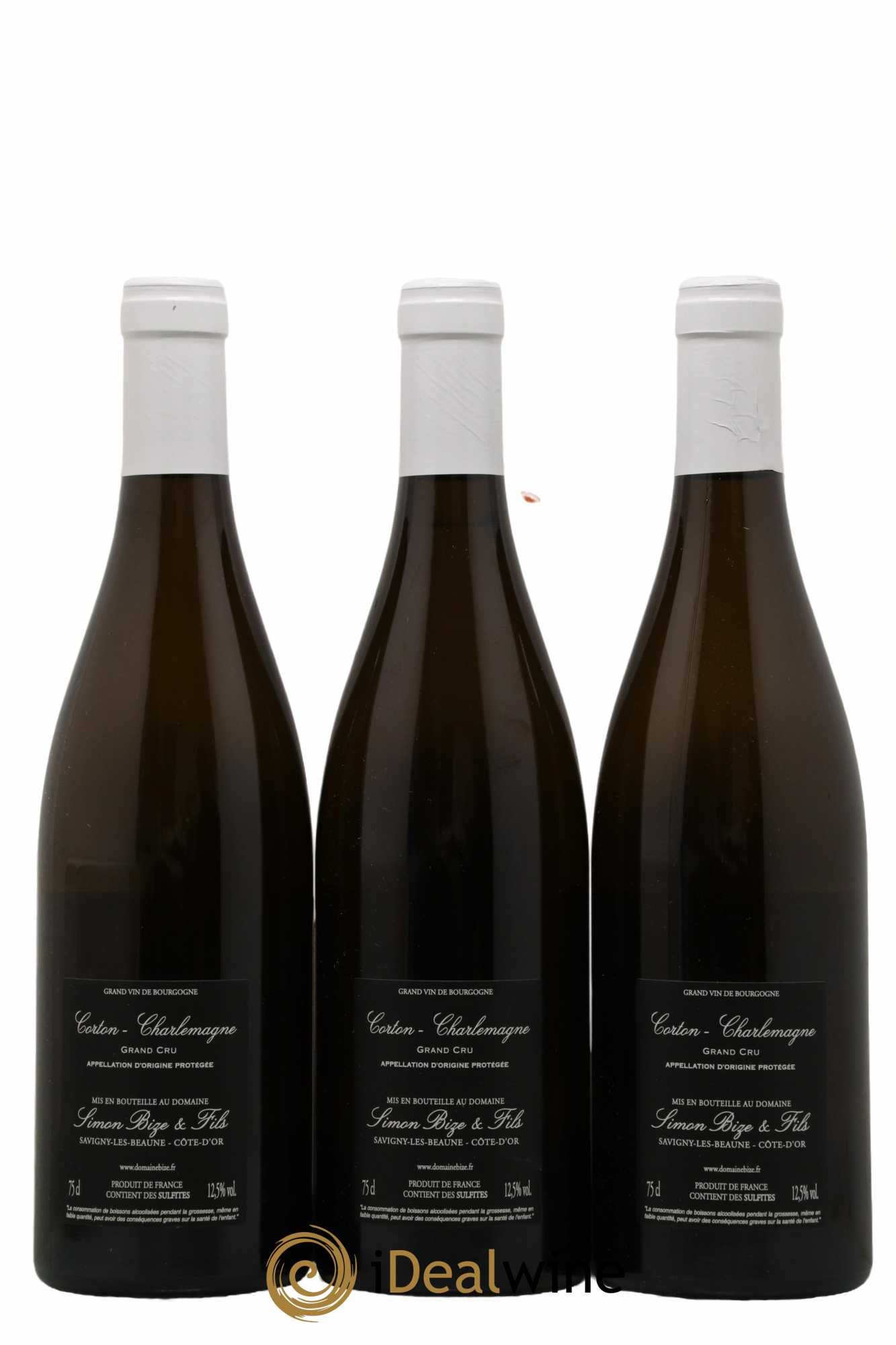 Corton-Charlemagne Grand Cru Simon Bize & Fils  2020 - Lot de 3 Bouteilles