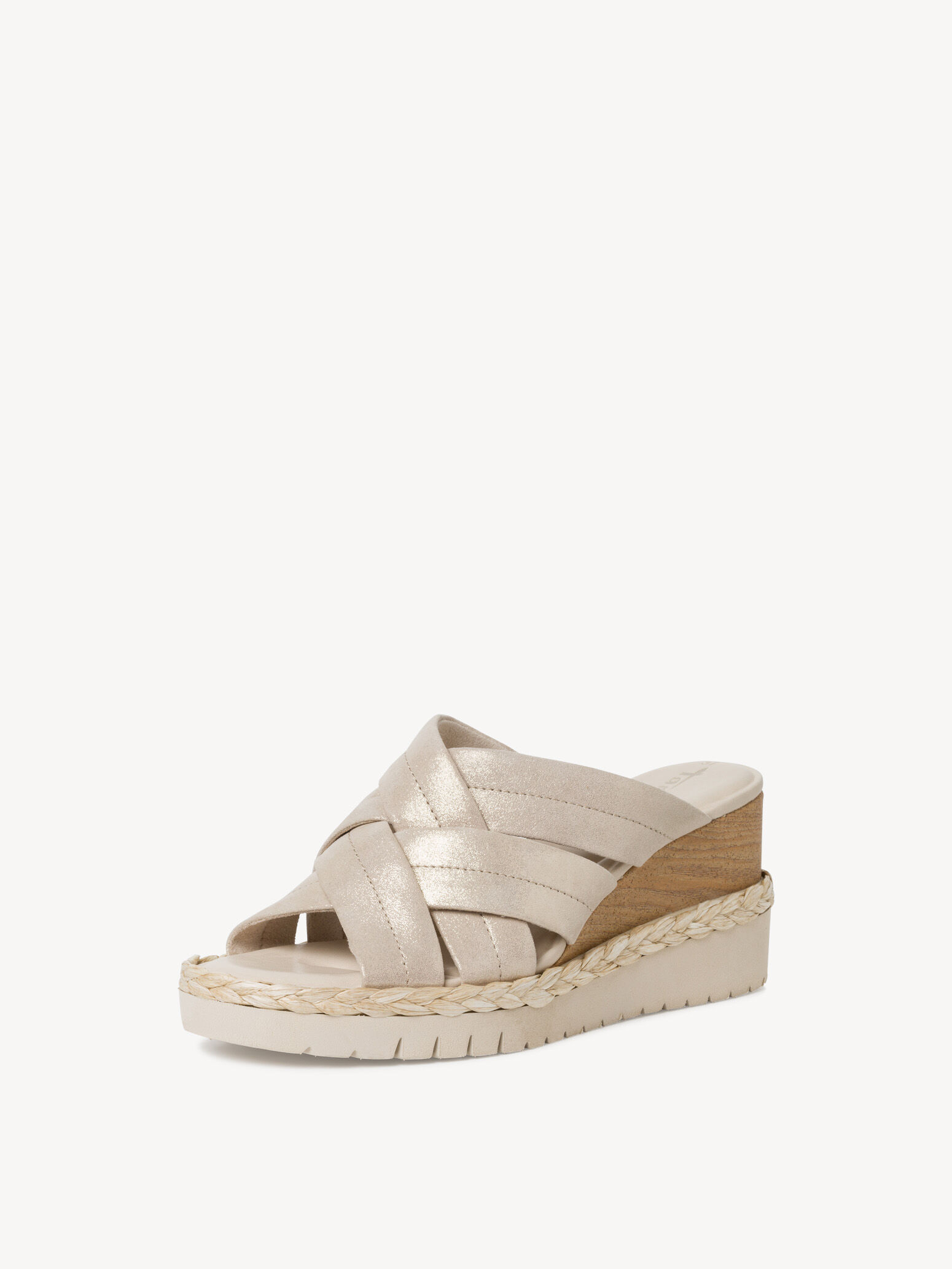 Mule en cuir - blanc