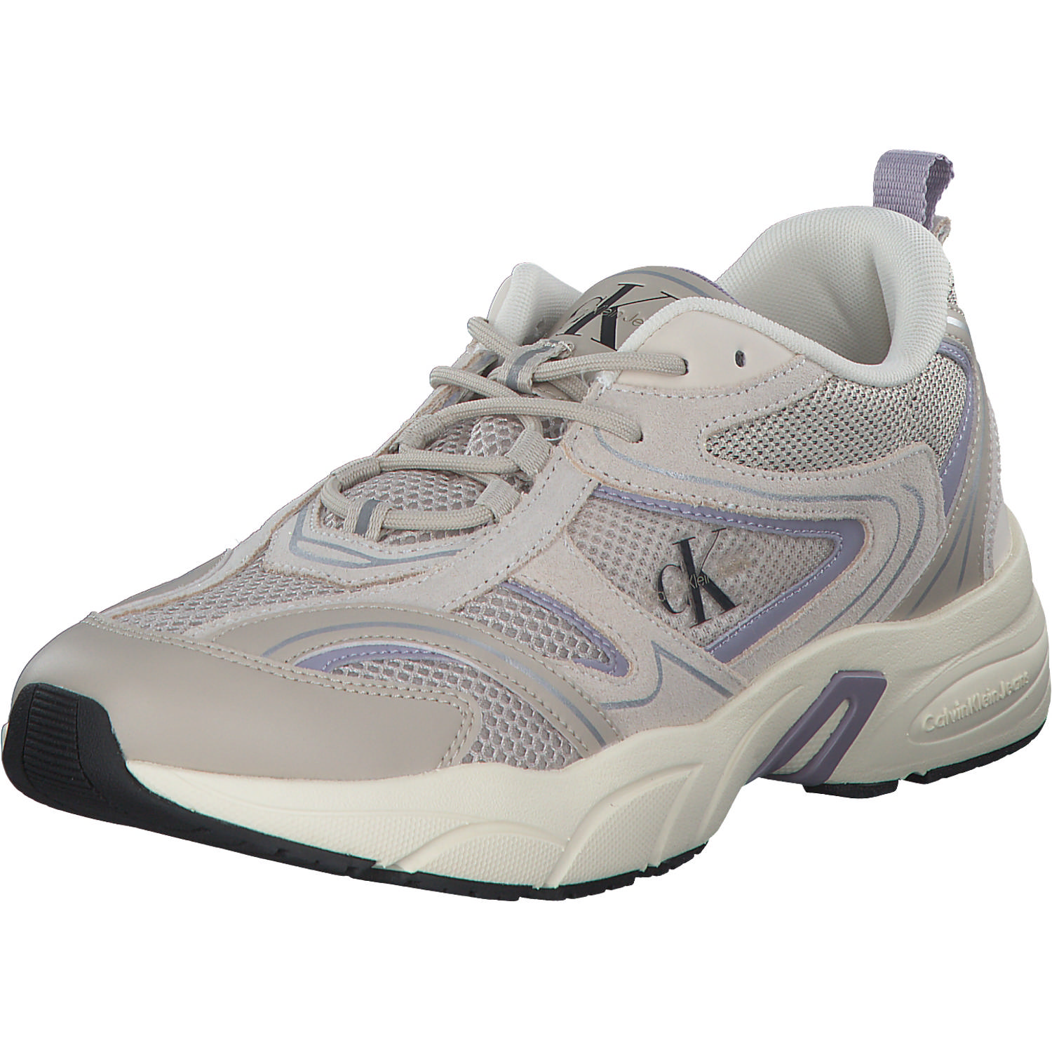 Calvin Klein YW0YW00891, Sneakers Low, Damen, beige/lavendel