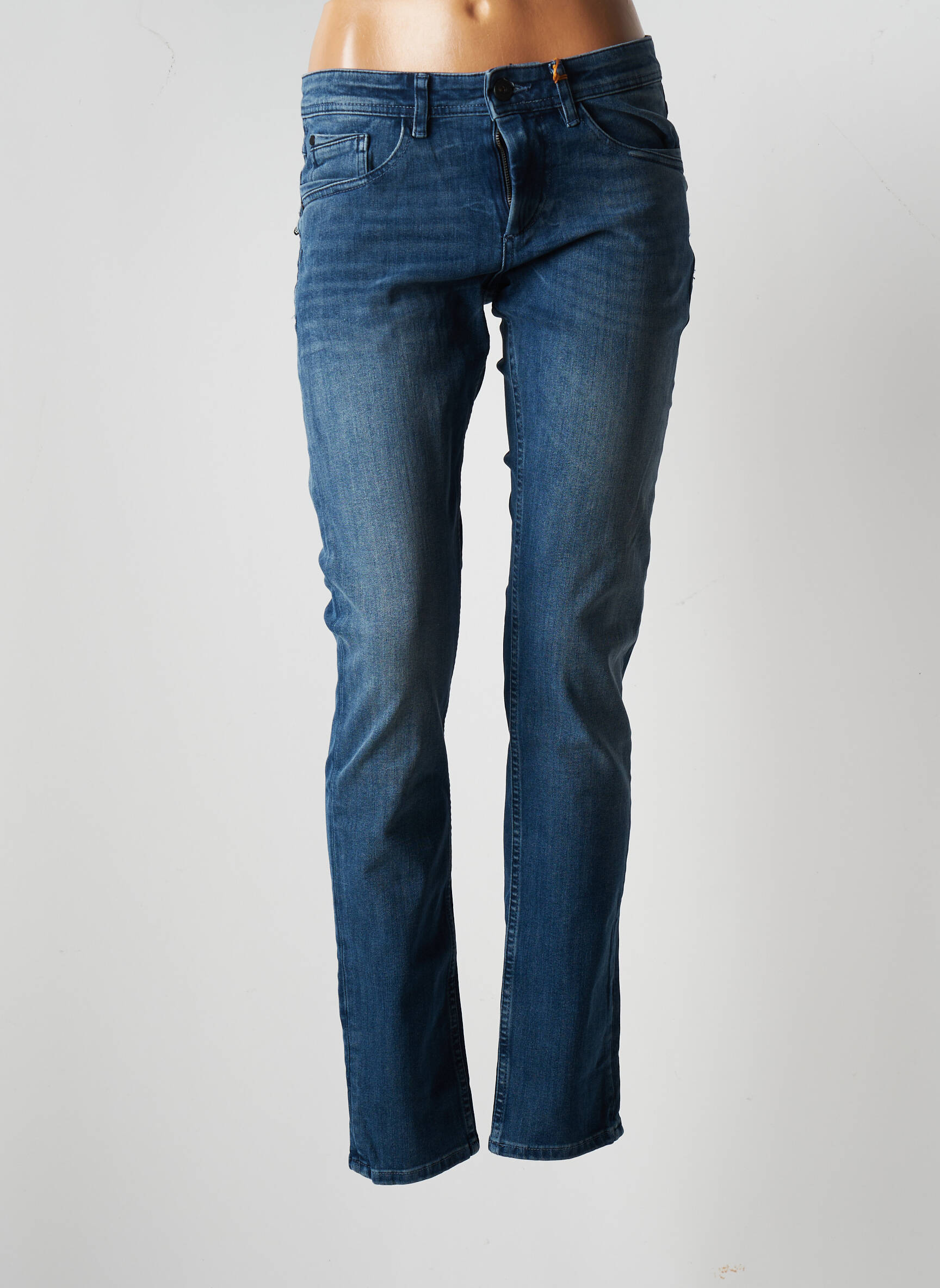 Bonobo Jeans Jeans Coupe Slim Femme couleur bleu