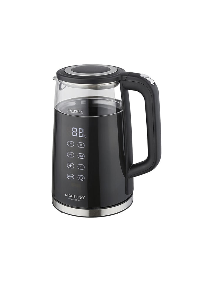Michelino Michelino Digitaler Wasserkocher automatische Abschaltung in Schwarz günstig kaufen onesize