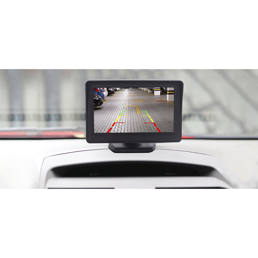 Norauto Nummernschildhalter mit drahtloser Rückfahrkamera und Monitor - ATU