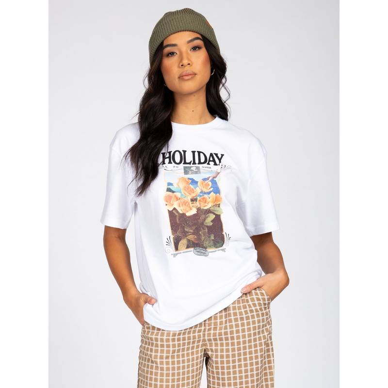 RUSTY DREAM HOLIDAY BOYFRIEND FIT TEE T-Shirt Damen