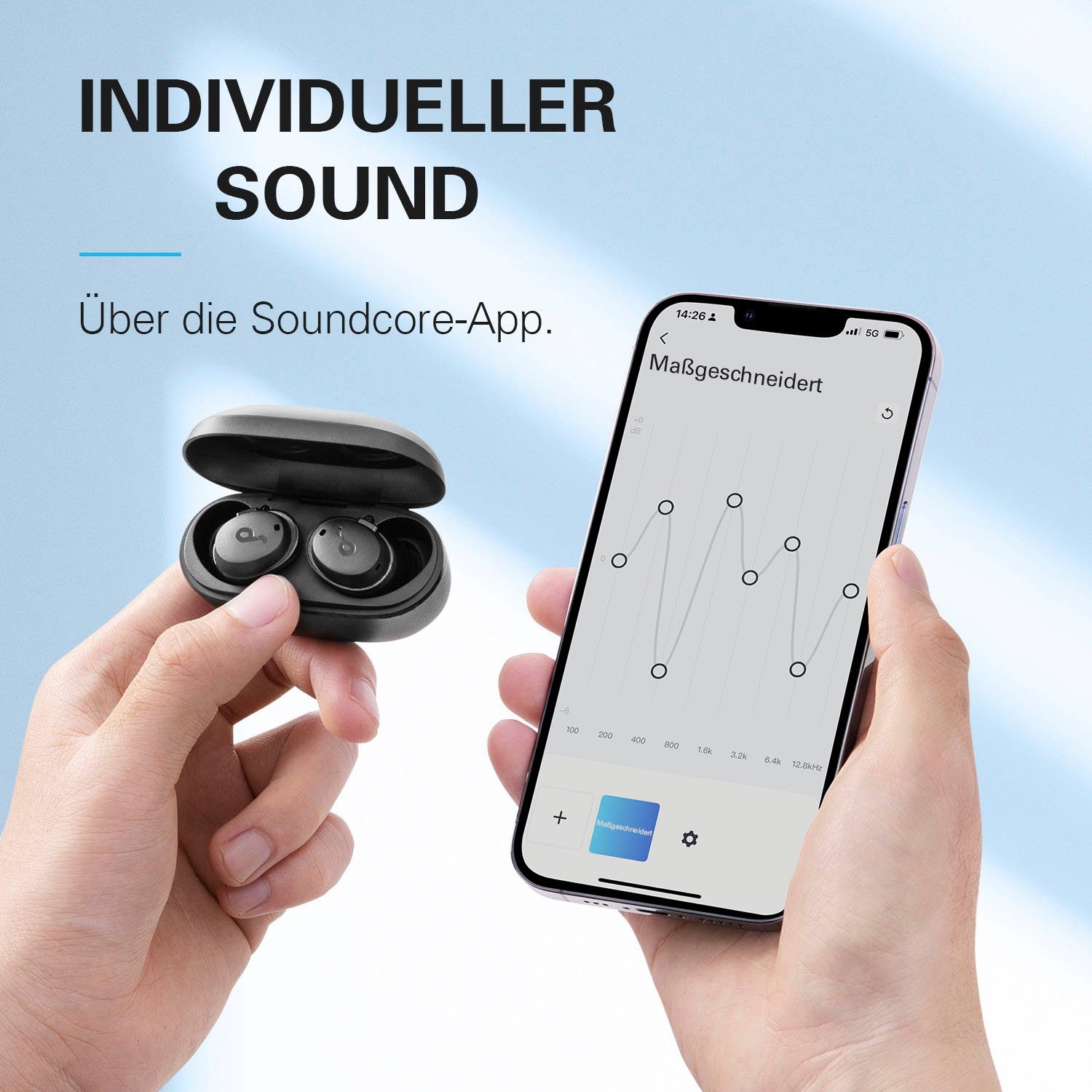 Anker SOUNDCORE Dot 3i Headset (Active Noise Cancelling (ANC), Rauschunterdrückung, Bluetooth)