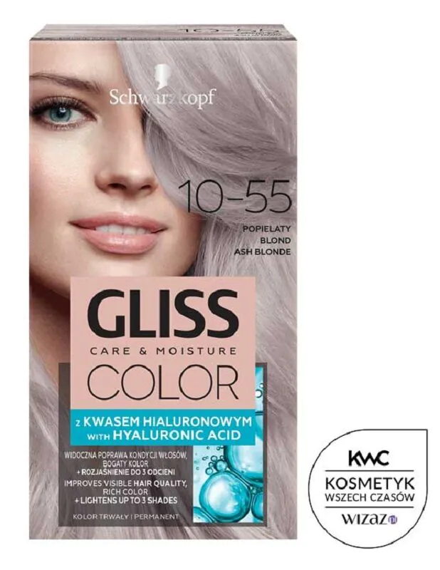 Gliss Color фарба за косу, 10-55 пепељасто плава