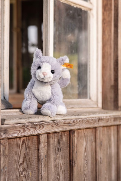 Cassie Katze, 26 cm, hellblau
