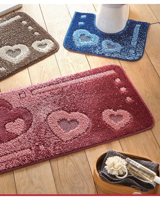 Tapis de bain Cœur