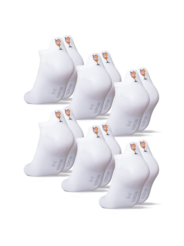 Occulto 6er Pack Motiv Sneaker Socken Luca in Sprizz günstig kaufen 35-38