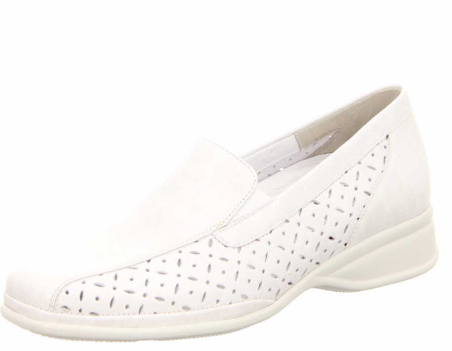 SEMLER Klassische Slipper weiss Ria