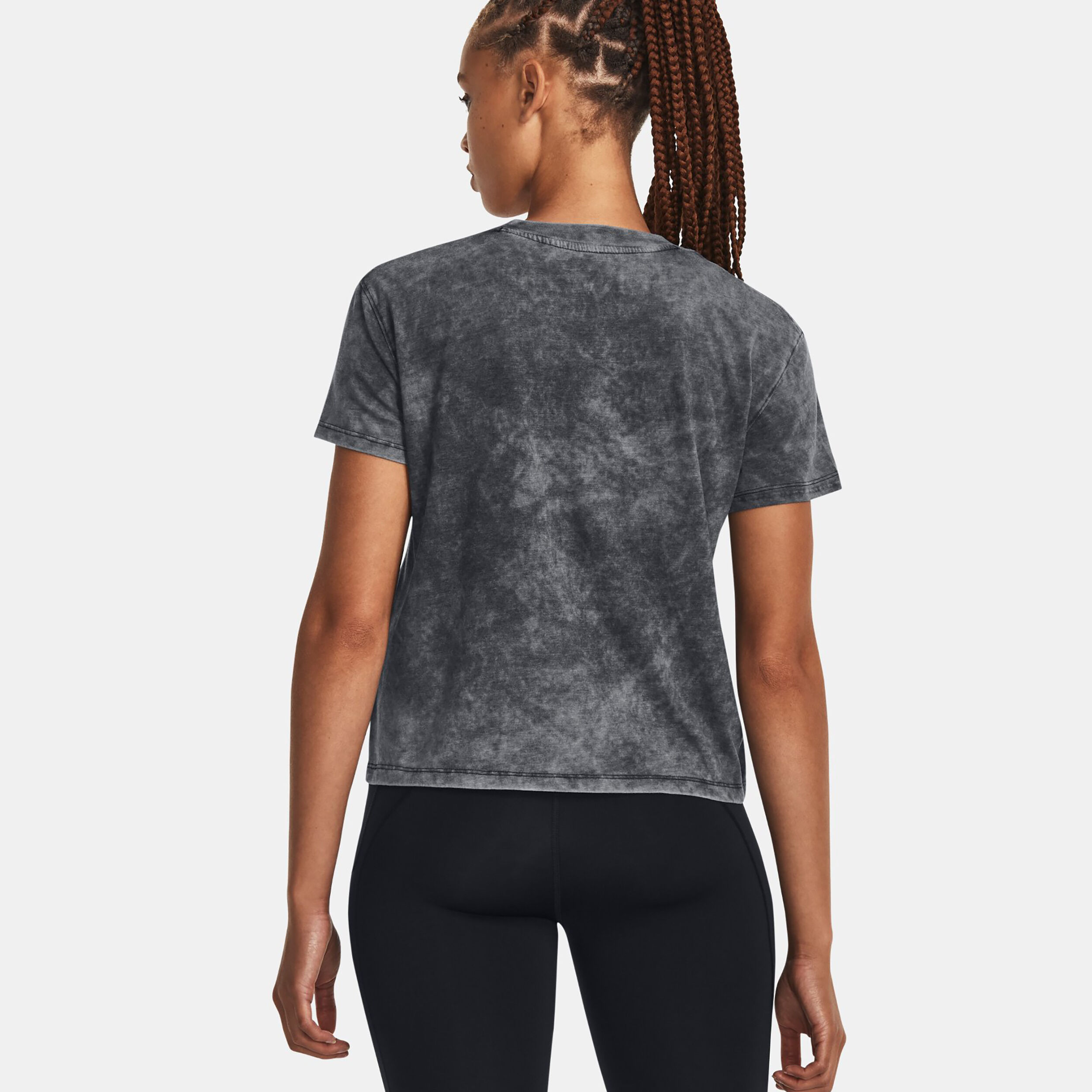 Run Everywhere Graphic Laufshirt Damen - Schwarz