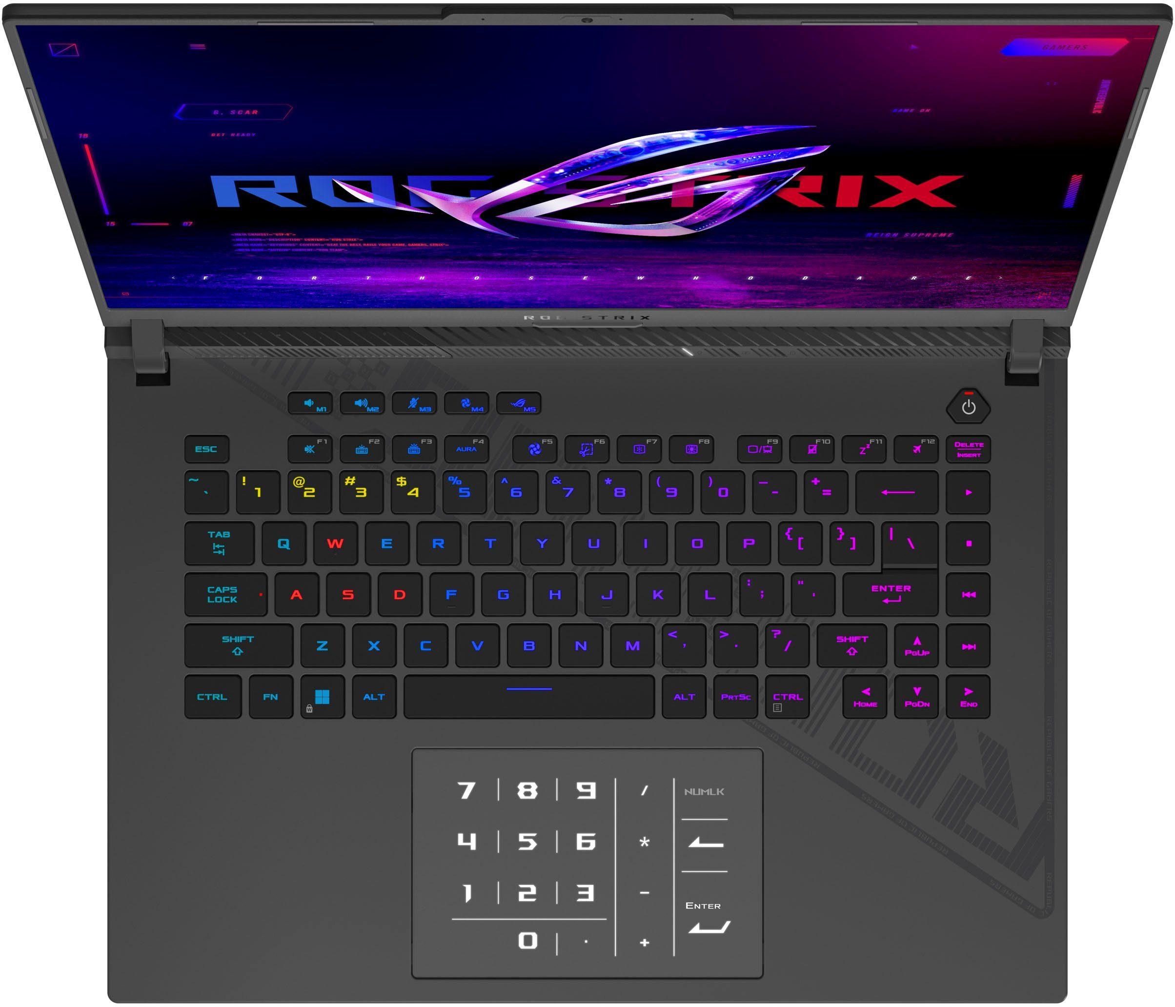 Asus ROG Strix G614JU-N3220W Gaming-Notebook (40,6 cm/16 Zoll, Intel Core i7 13650HX, GeForce RTX 4050, 1000 GB SSD)