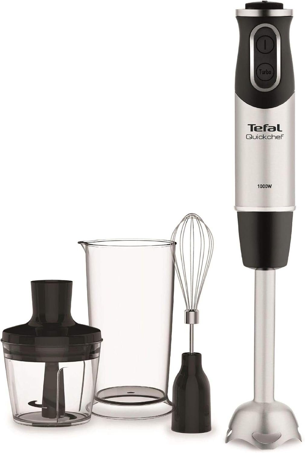Tefal Stabmixer Mixer Quickchef 3-in-1 HB656838 Stabmixer, 1000 W, 1000,00 W, Turbo