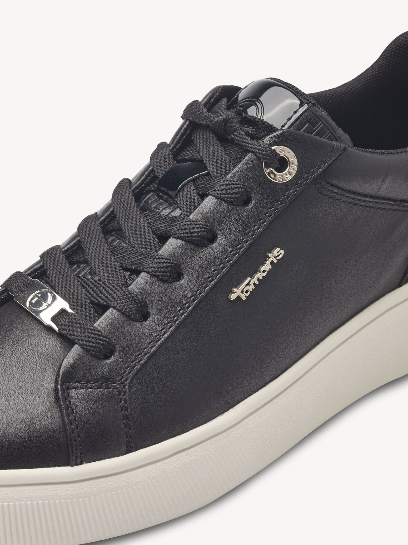 Basket en cuir - noir