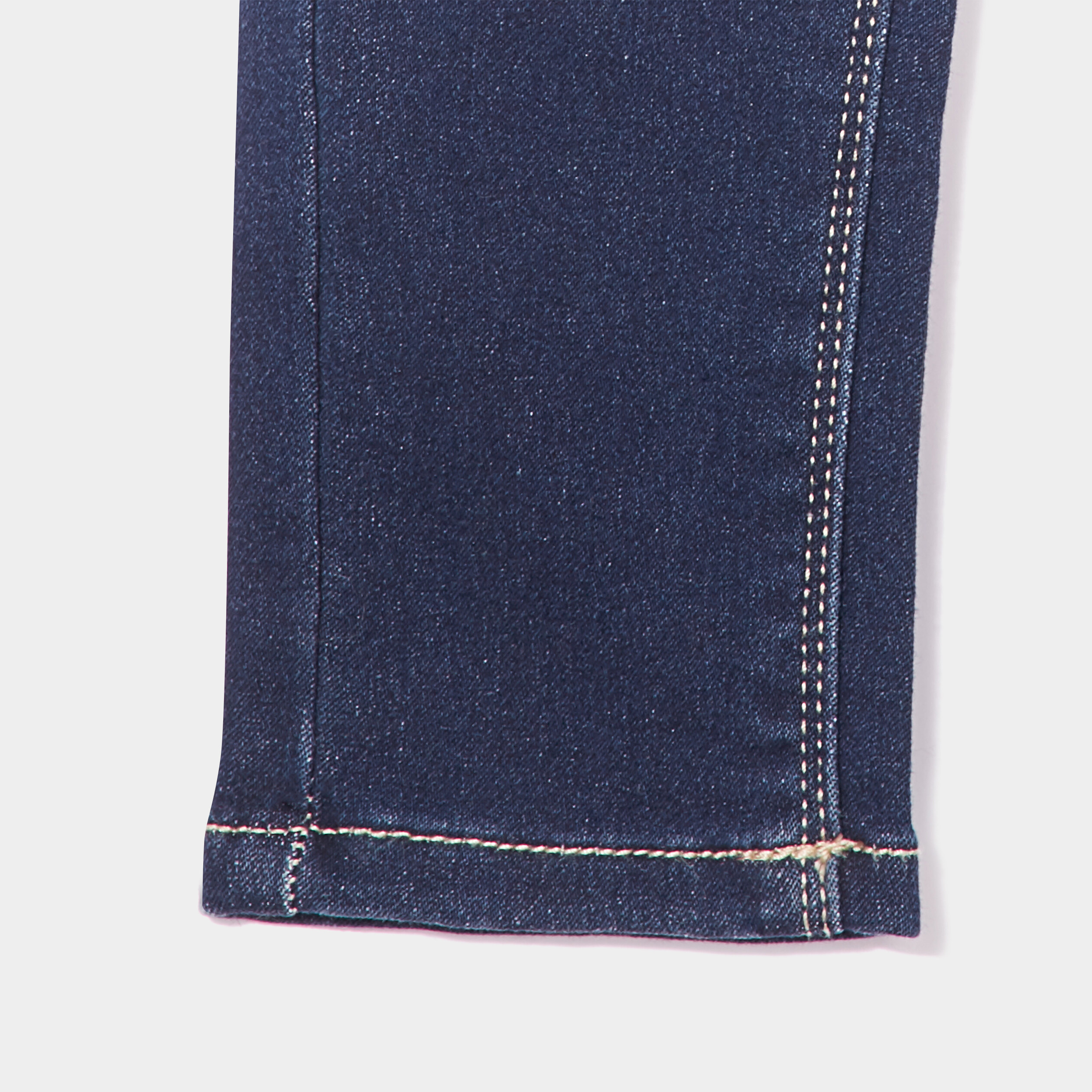 Jean slim ajusté 4 poches denim brut bébé fille | La Halle