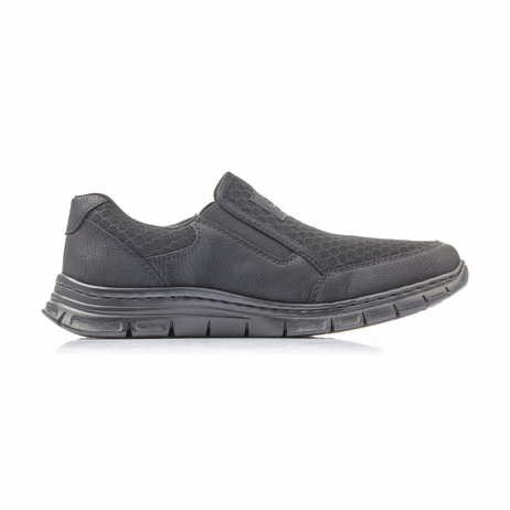 RIEKER Sportliche Slipper schwarz