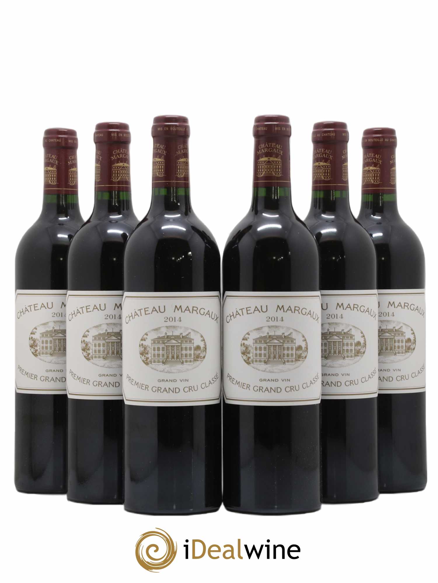 Château Margaux 1er Grand Cru Classé  2014 - Lot de 6 Bouteilles