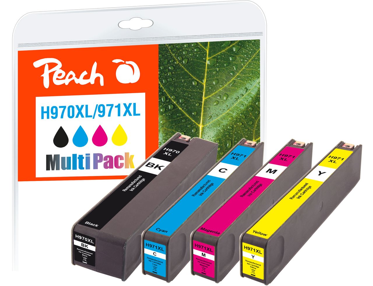 Peach SparPack Tintenpatrone ersetzt HP No. 970XL, No. 971XL