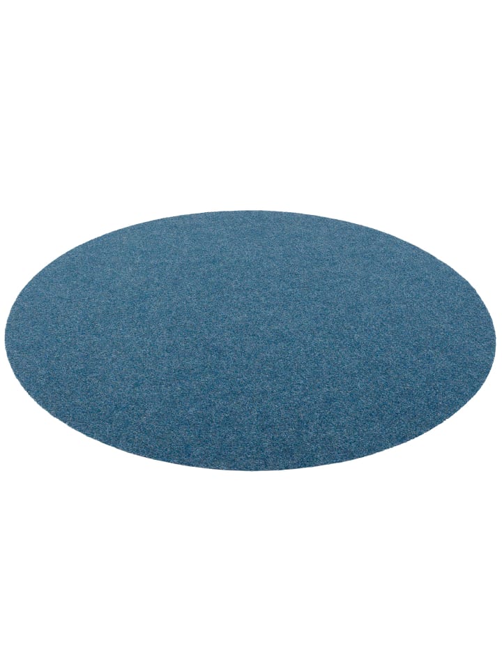 Snapstyle Kunstrasen Rasenteppich mit Noppen Kingston Rund in Blau günstig kaufen