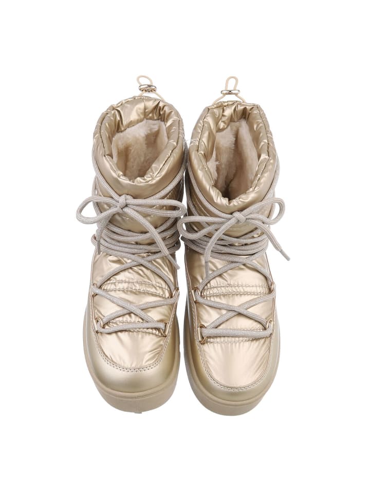 Ital-Design Stiefelette in Gold günstig kaufen