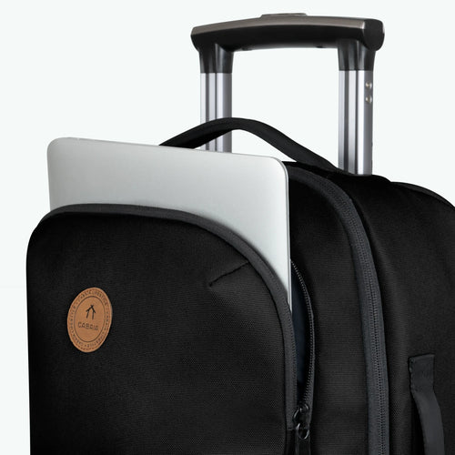 Berlin XS 2-wheel soft suitcase, black