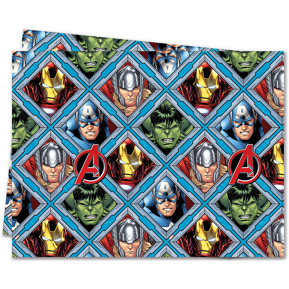 Party-Tischdecke Mighty Avengers, Kunststoff, 120 x 180 cm